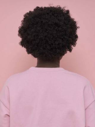 Demie perruque bandeau coupe afro crépue
